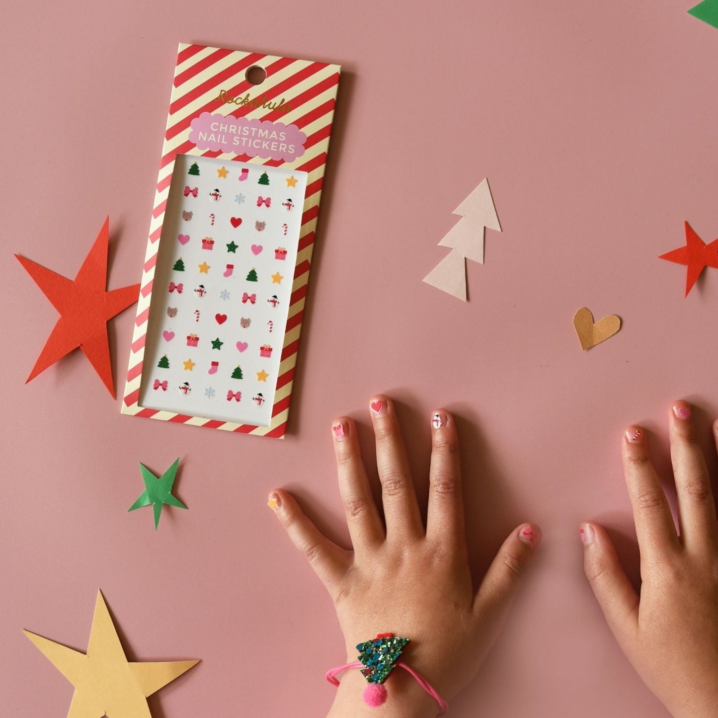 Autocollants pour ongles Joyeux Noël