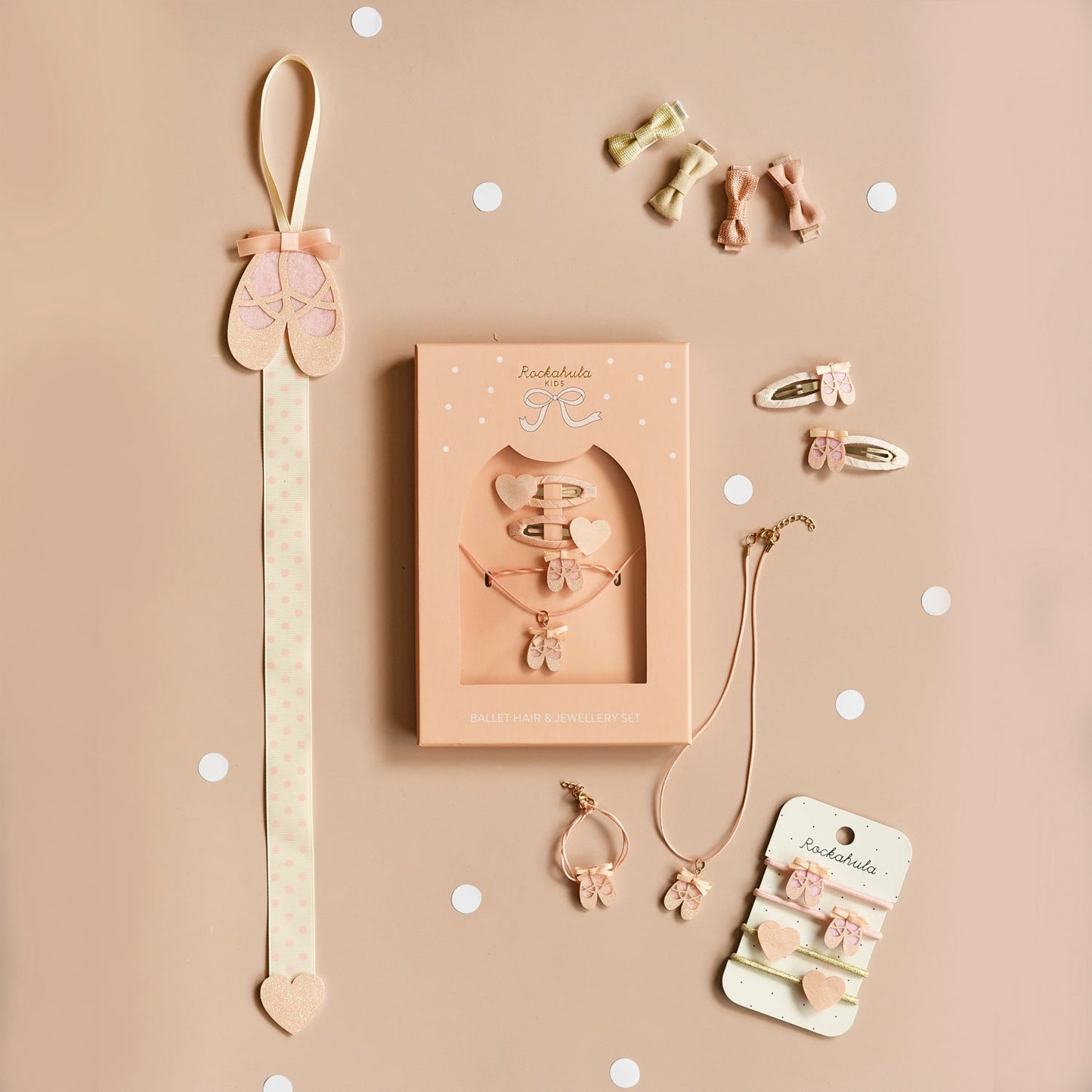 Mini pinces à nœud en lin