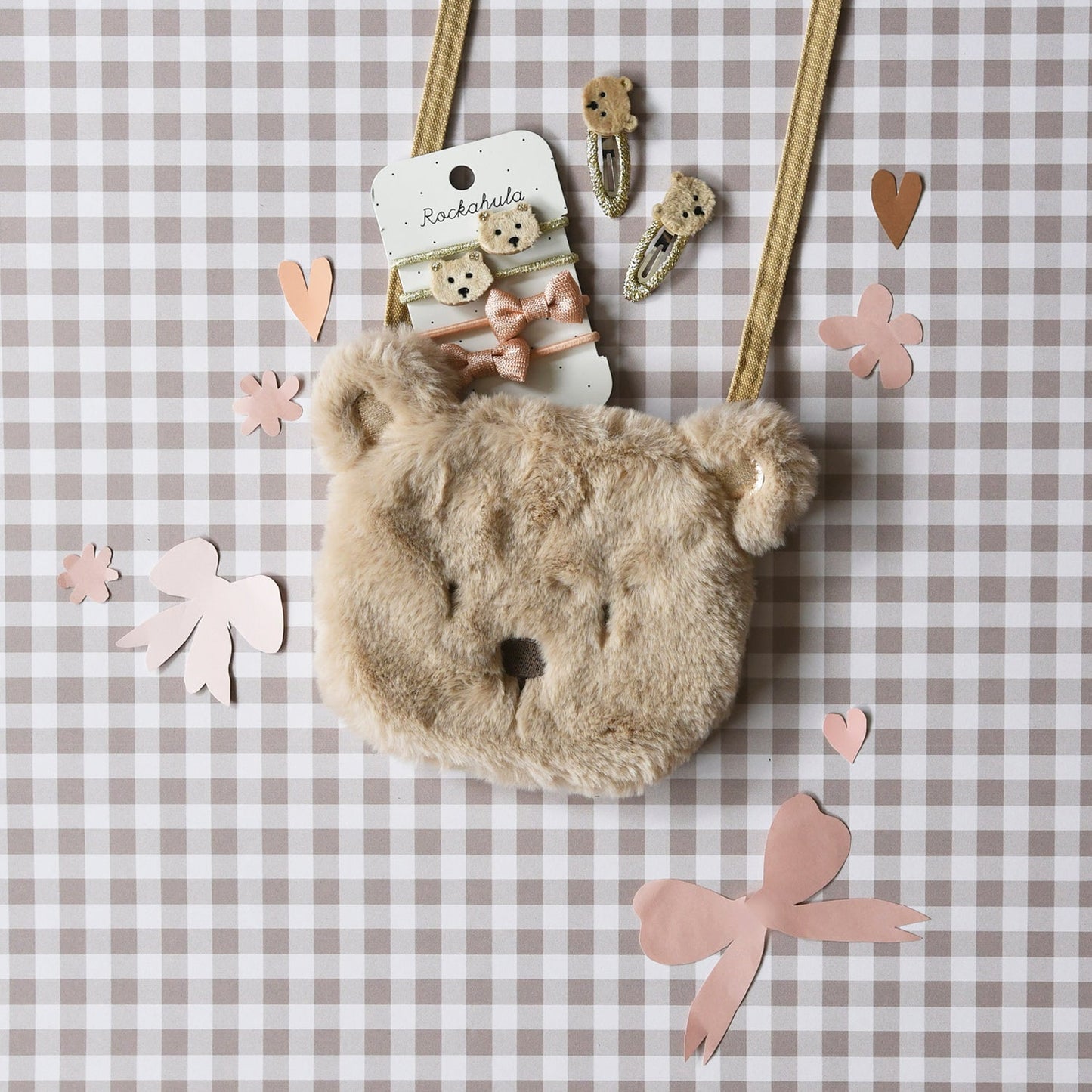 Pinces à cheveux ours en peluche