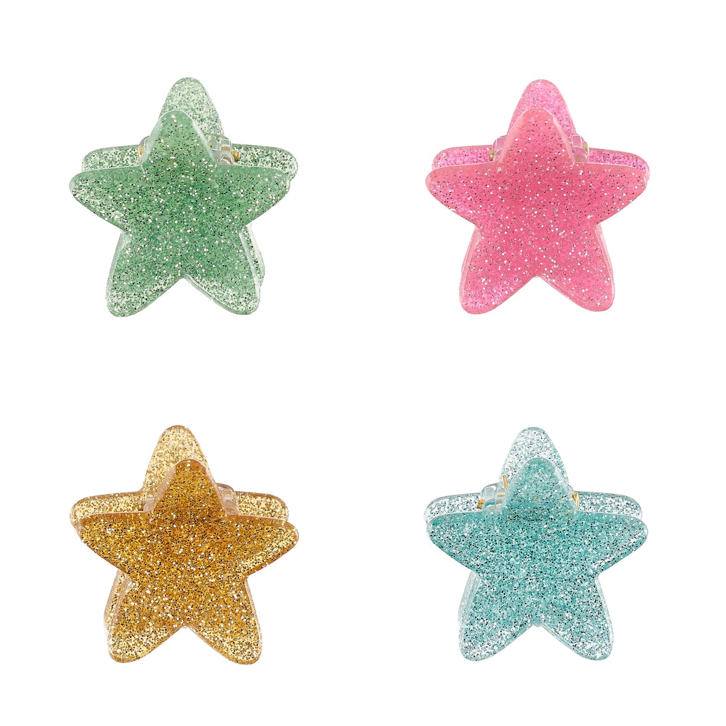 Lot de 4 pinces à griffes Little Stars