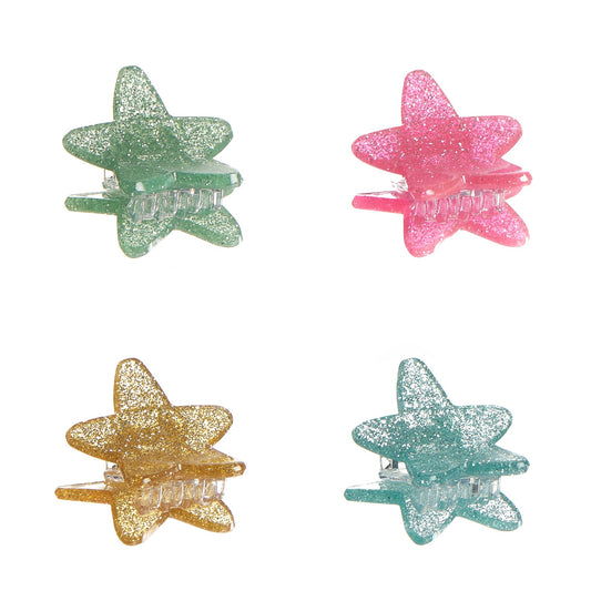 Lot de 4 pinces à griffes Little Stars