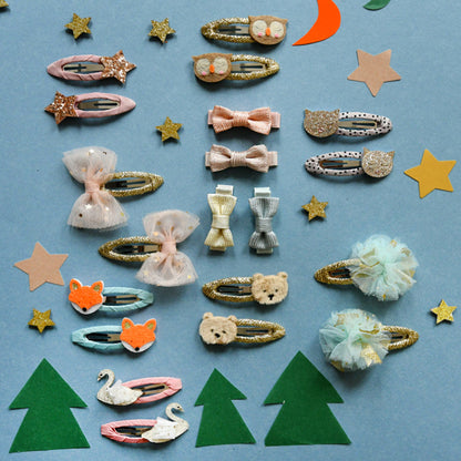 Pinces à cheveux ours en peluche