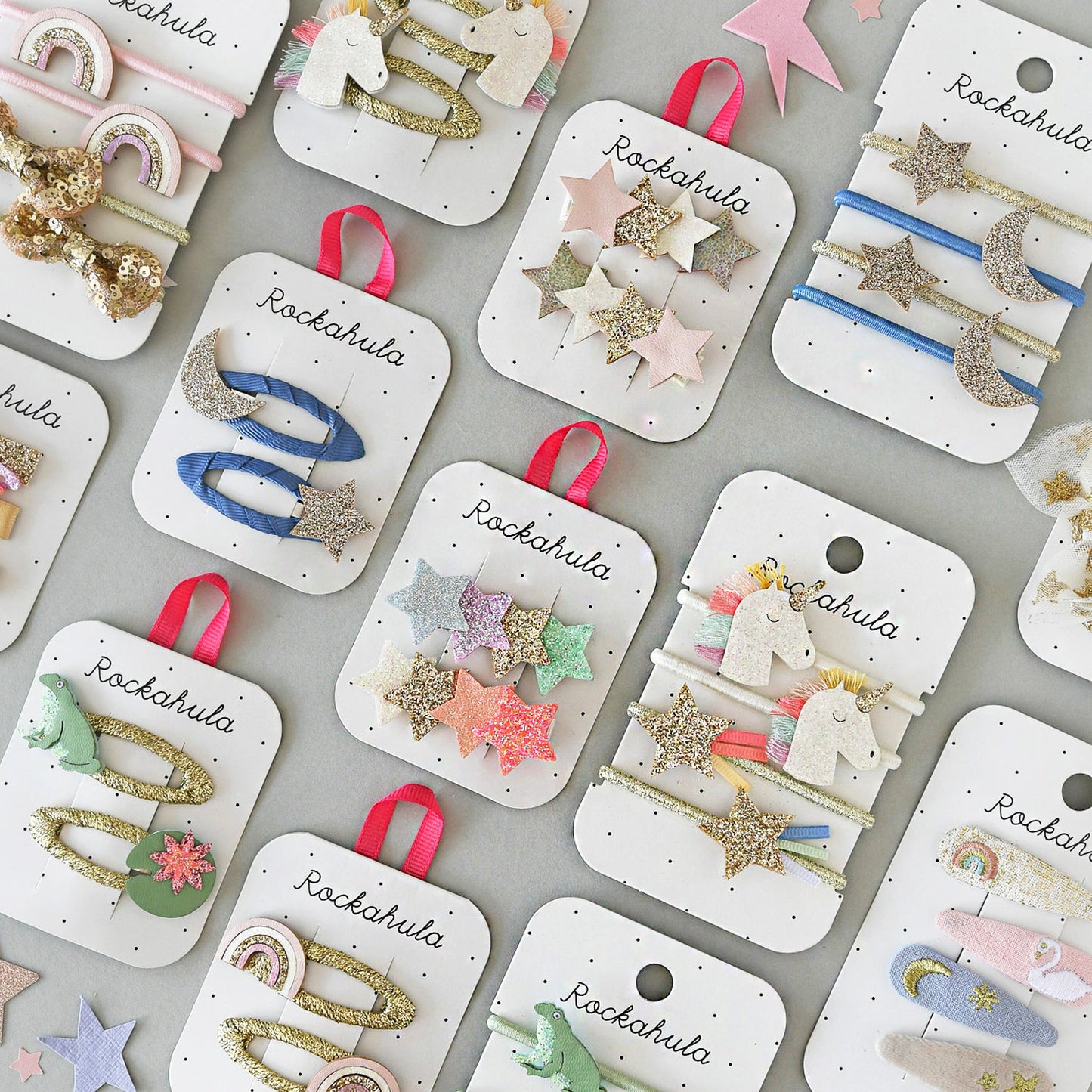 Poneys licornes arc-en-ciel