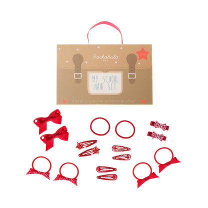 Ma coiffure scolaire - Rouge