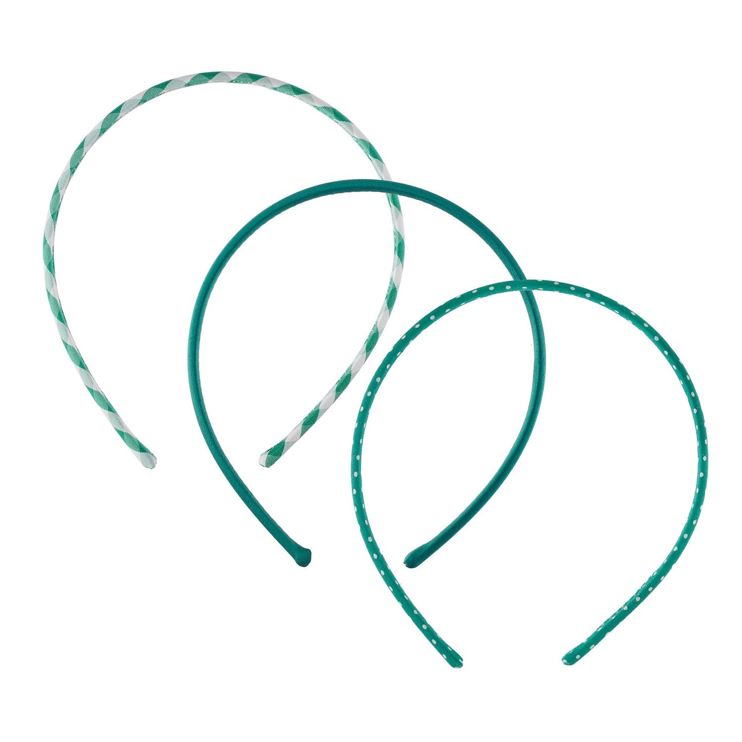 Lot de 3 bandeaux scolaires verts