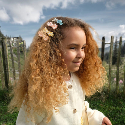 Ensemble de pinces à cheveux Heidi à mini nœuds floraux