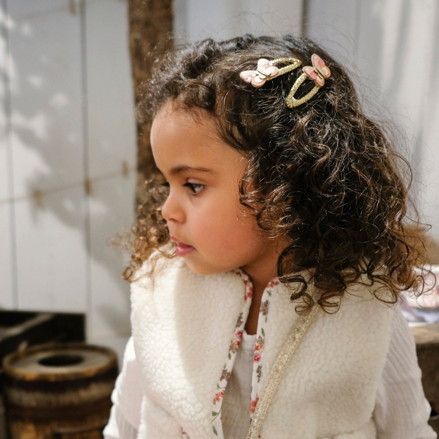 Pinces papillon patchwork