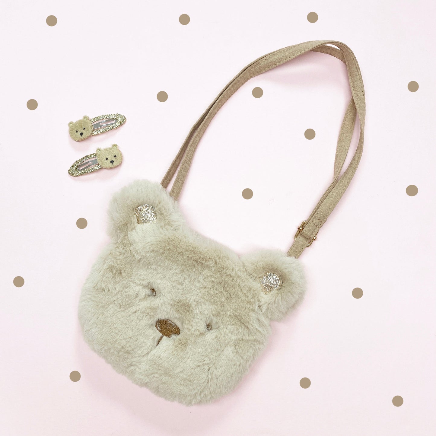 Sac ours en peluche