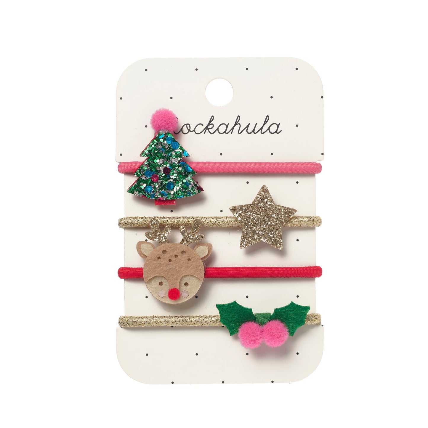 Poneys de Noël festifs